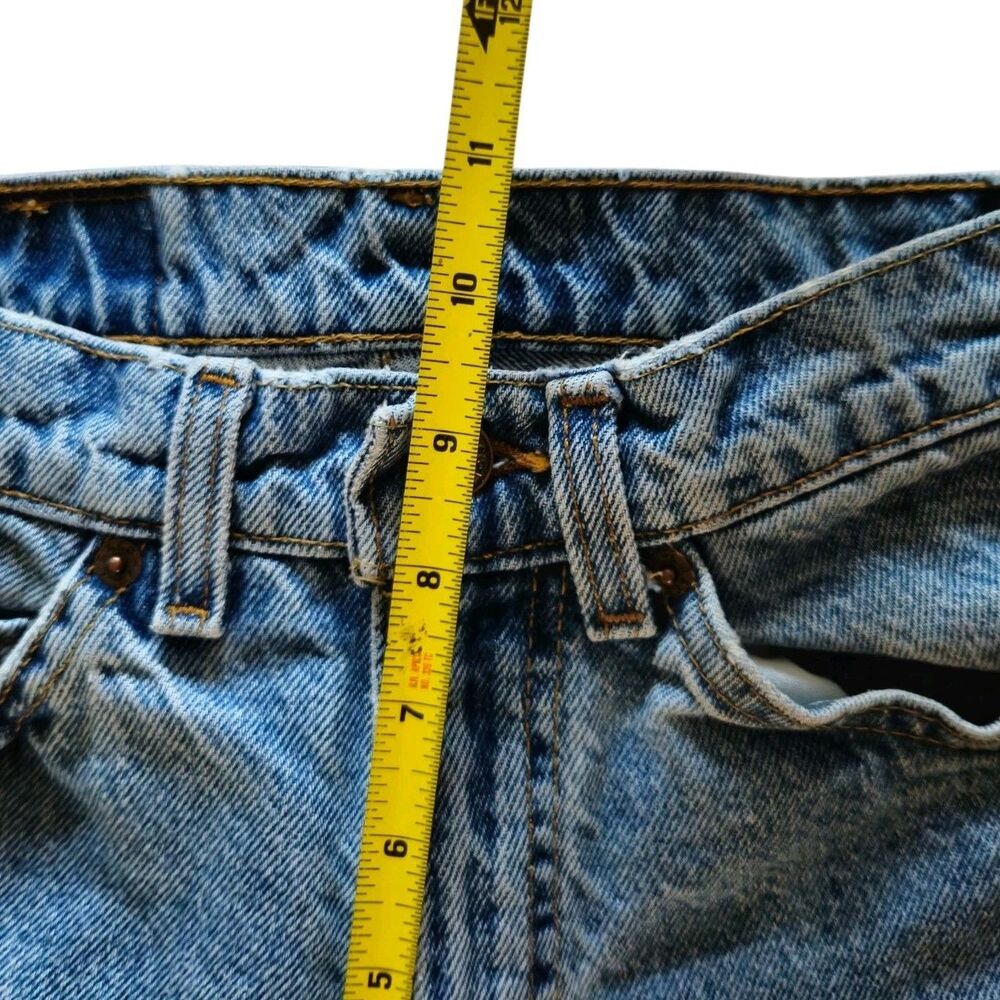 Vintage Levi’s Jeans 562 Loose Fit Student 27 X 28 Actual 24 X 28 Orange Tab USA - Picture 9 of 16